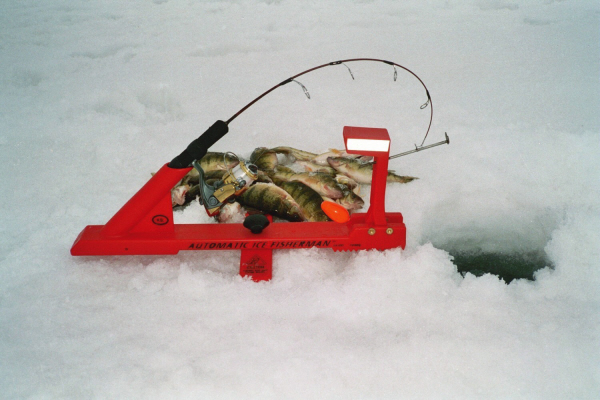 automatic fisherman ice fishing base unit